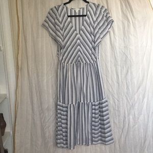 Striped dress size small